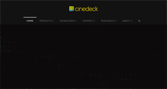 Desktop Screenshot of cinedeck.com